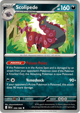 2025 Scolipede #56 Black Bolt