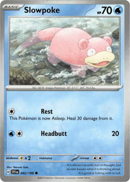 2023 Slowpoke #42 Scarlet & Violet
