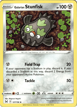 2022 Galarian Stunfisk #127 Lost Origin
