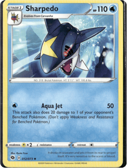 2020 Sharpedo #12 Champion's Path