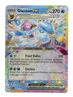 2025 Glaceon ex #26 Prismatic Evolutions