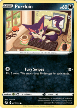 2023 Purrloin #77 Crown Zenith