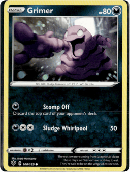 2020 Grimer #100 Darkness Ablaze