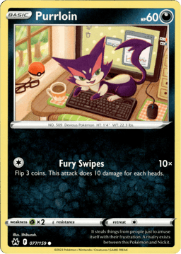 2023 Purrloin #77 Crown Zenith
