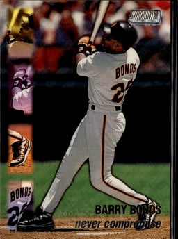 1999 Barry Bonds #NC5 Stadium Club Never Compromise