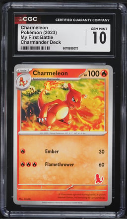 2023 Pokemon SV My First Battle Charmander Deck Charmeleon CGC 10 GEM MINT