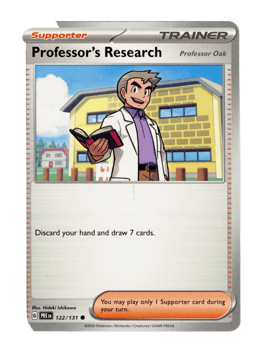 2025 Professor's Research #122 Prismatic Evolutions