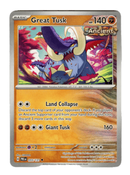2025 Great Tusk #55 Prismatic Evolutions