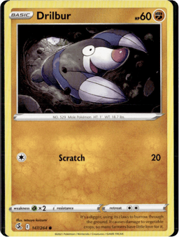 2021 Drilbur #147 Fusion Strike