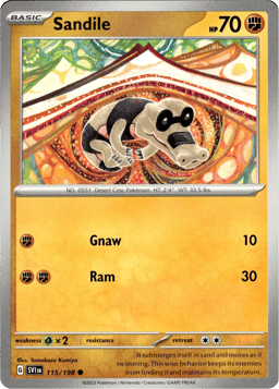 2023 Sandile #115 Scarlet & Violet