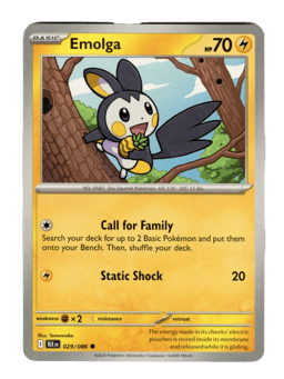 2025 Emolga #29 Black Bolt