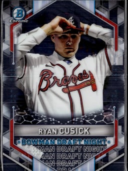 2021 Ryan Cusick #BDN-5 Bowman Draft Night