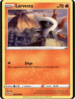 2020 Larvesta #29 Darkness Ablaze