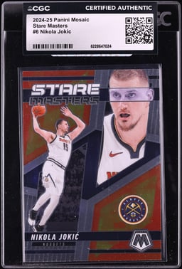 2024 Panini Mosaic Stare Masters Nikola Jokic #6 CGC AUTH