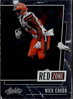 2020 Nick Chubb #RZ-NC Absolute Red Zone