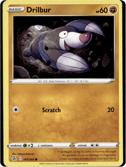 2021 Drilbur #147 Fusion Strike