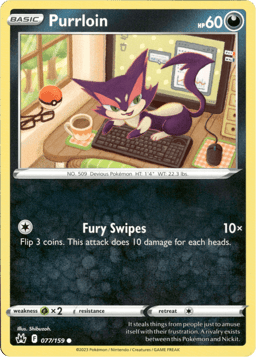 2023 Purrloin #77 Crown Zenith
