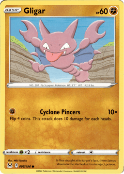 2022 Gligar #95 Lost Origin