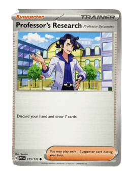 2025 Professor's Research #125 Prismatic Evolutions