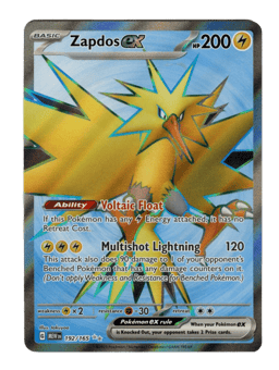 2023 Zapdos ex #192 151