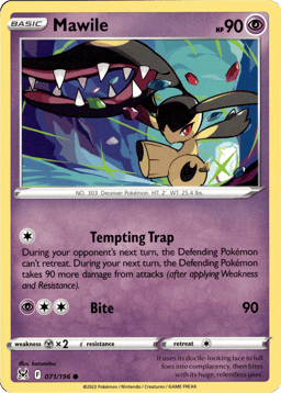 2022 Mawile #71 Lost Origin