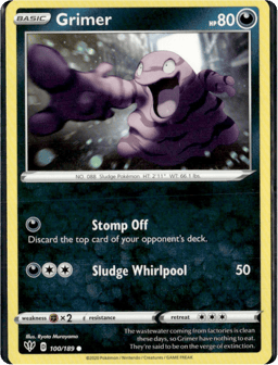 2020 Grimer #100 Darkness Ablaze