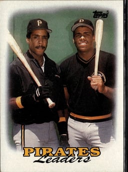 1988 Barry Bonds #231 1987 Team Leaders