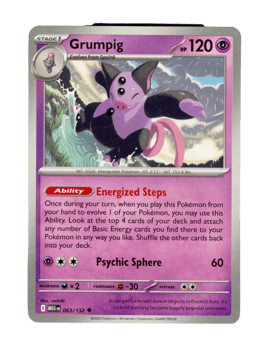 2025 Grumpig #63 Mega Evolution