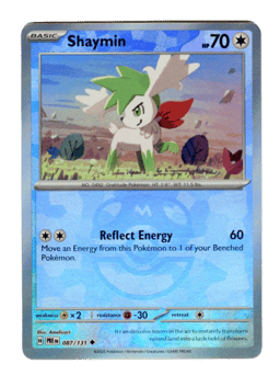 2025 Shaymin  (Master Ball) #87 Prismatic Evolutions