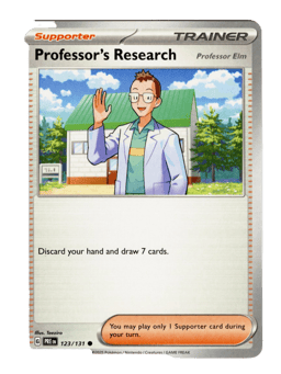 2025 Professor's Research #123 Prismatic Evolutions