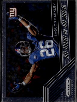 2020 Saquon Barkley #7 Prizm Go Hard or Go Home