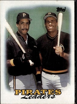 1988 Barry Bonds #231 1987 Team Leaders