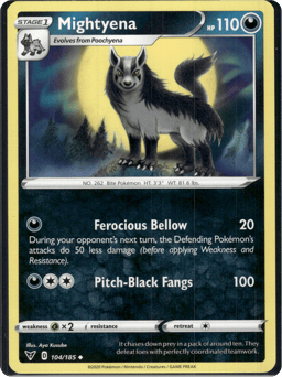 2020 Mightyena #104 Vivid Voltage