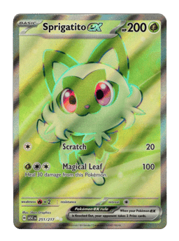 2026 Sprigatito ex #251 Ascended Heroes