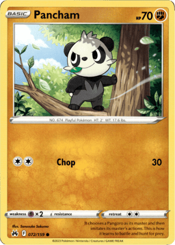 2023 Pancham #72 Crown Zenith