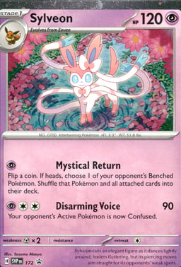 2023 Sylveon #172 Scarlet & Violet Black Star Promos