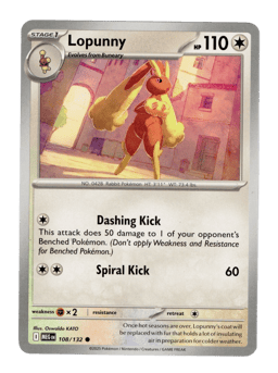 2025 Lopunny #108 Mega Evolution