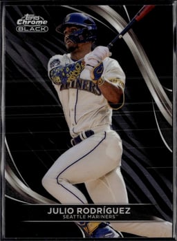 2024 Julio Rodriguez #82 Topps Chrome Black