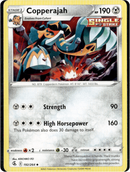 2021 Copperajah #192 Fusion Strike