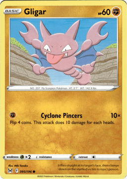 2022 Gligar #95 Lost Origin