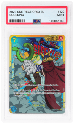 2023 One Piece Pillars of Strength Sogeking #OP03-122 PSA 9