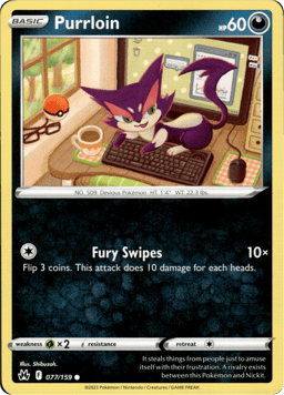 2023 Purrloin #77 Crown Zenith
