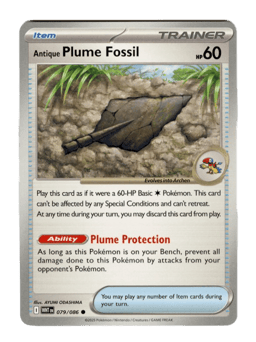2025 Antique Plume Fossil #79 White Flare