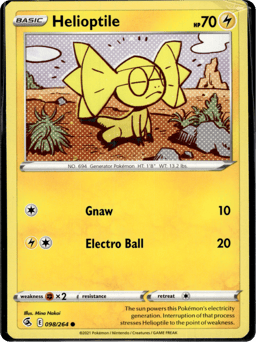 2021 Helioptile #98 Fusion Strike