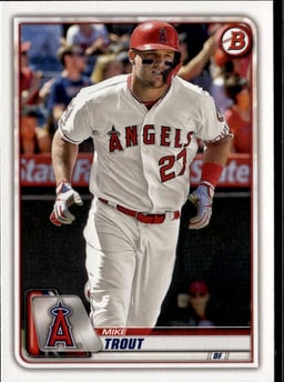 2020 Mike Trout #1 Bowman