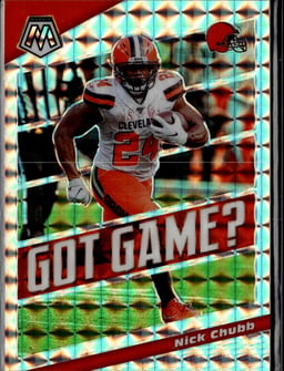 2020 Nick Chubb #GG22 Mosaic Got Game?