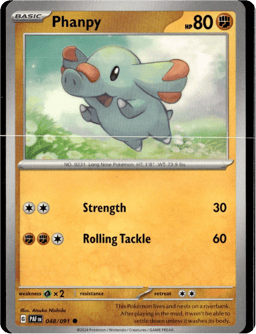 2024 Phanpy #48 Paldean Fates