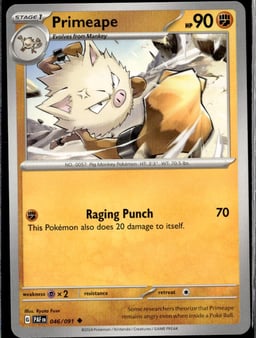 2024 Primeape #46 Paldean Fates