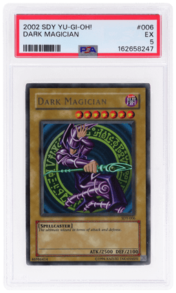 2002 Yu-Gi-Oh! Starter Deck Dark Magician #SDY-006 PSA 5