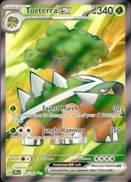 2024 Torterra ex #185 Temporal Forces
